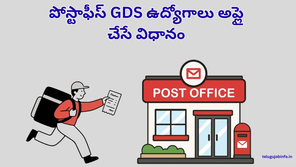 How To Apply Post Office GDS 2026 telugu