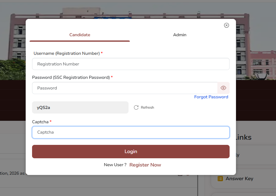 SSC Login Panel Telugu Guide